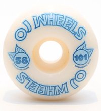 Roda OJ Concentrates Hardline SHR 58MM 101A - Branco 