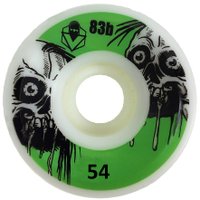 Roda Skateboard Vertical Skull 54 mm Dureza 83B - Verde