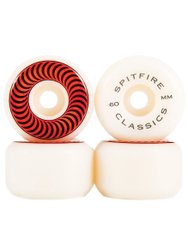 Roda Spitfire Classics 60MM 99D - Branco/Vermelho
