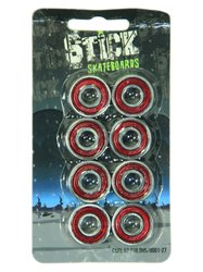 Rolamento Stick Abec 05 - Vermelho