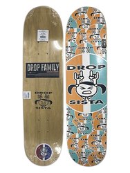 Shape Drop Sista Marfim Full Kids 7.5 - Laranja/Verde