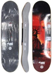 Shape para Skateboard Element Pota Covet Deck 8.1 - Preto/Vermelho