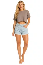Shorts Feminino Billabong Get Low - Azul