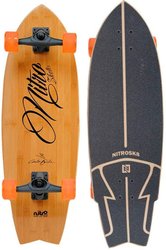 Simulador de Surf Nitro SK8 Carlos Burble e Bambu 31" X 10" - Madeira