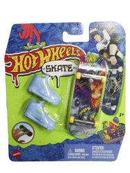 Skate De Dedo Hot Wheels X Tony Hawk Com Tênis - Preto