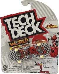 Skate De Dedo Teck Deck Word Industries - Preto/Branco