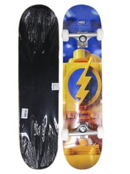 Skate Montado Hondar Iniciante Flash - Amarelo/Azul