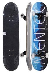 Skate Montado Mentex Cidade Iniciante 8.0 - Azul/Preto