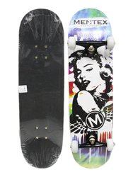 Skate Montado Mentex Iniciante Monarque - Multicores