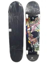 Skate Montado Mentex  Mexico Iniciante 8.0 - Preto