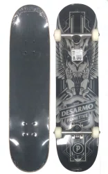 Skate Montado Primitive Owl Desarmo Wade 8.0 - Preto/Branco