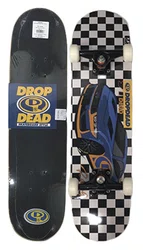 Skate Pré-Montado Drop Dead Kids Racing 7.5 - Multicores