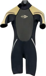 Sleeve Shorts John Semi-Novo Mormaii Extra Line 2mm - Black Golden