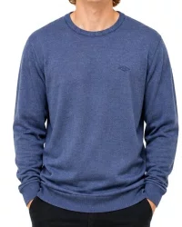 Suéter Masculino Rip Curl Diamond Manga Curta Estampada - Marinho