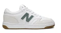 Tênis Feminino New Balance 480L - Branco/Verde Militar/Cinza