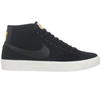 Tênis Masculino Nike Sb Blazer Court Mid Premium - Black/Noir