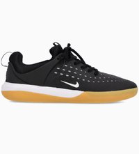 Tênis Masculino Nike SB Nyjah 3 - Black White Noir