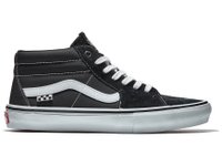 Tênis Vans Masculino Skate Grosso Mid - Black/White/Emo Leather