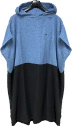 Toalha Poncho Bullys Surf Life - Azul/Preto