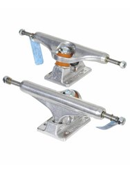 Truck Independent 139MM Polished Mid - Silver/Laranja
