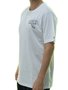 Camiseta Masculina Grow Veiz Fumaça Estampada Manga Curta - Branco