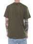Camiseta Masculina Surfly Caveira Milho Manga Curta - Verde Militar