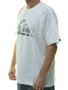 Camiseta Masculina Quiksilver Hawaii Estampada Manga Curta - Branco