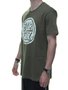 Camiseta Masculina Surfly Circulo Manga Curta - Verde Militar