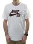 Camiseta Masculina Nike SB Logo Tee Estampada - Branco