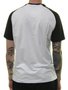 Camiseta Masculina Oneill Raglan Mars Manga Curta - Preto/Branco