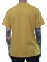 Camiseta Masculina Bazon Basic Manga Curta - Amarelo Queimado
