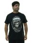 Camiseta Masculina Quiksilver Hurray Monkey Estampada Manga Curta - Preto