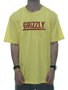 Camiseta Masculina Grirzzly Stampe Manga Curta - Amarelo Banana