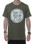 Camiseta Masculina Surfly Circulo Manga Curta - Verde Militar