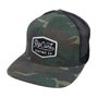 Boné Rip Curl Station Trucker Aba Reta - Preto/Verde Camuflado