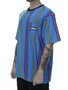 Camiseta Masculina High Pocket Vertical Manga Curta - Azul