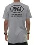 Camiseta Masculina RVCA Labour Manga Curta - Cinza Mesclado