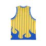 Regata Masculina High Basket Jersey Fuego Estampada - Amarelo