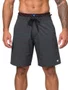 Bermuda De Banho Masculina Hibrida Lisa - Preto