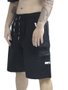 Bermuda De Elastico Wats Rip Stop Cargo - Preto