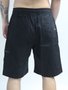 Bermuda De Elastico Wats Rip Stop Cargo - Preto