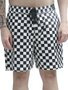 Bermuda De Passeio Vans Range Relaxe - Preto/Branco