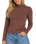 Blusa Feminina Fila Essentials Rib - Marrom