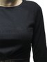 Blusinha Feminina Rip Curl Classic Surf Top Manga Longa Estampada - Preto