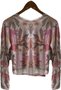 Blusinha Feminina Rip Curl North Tallows Manga Longa  - Floral/Rosa