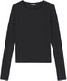 Blusinha Feminina Rip Curl Surf M/Longa Rib - Preto