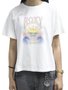 Blusinha Feminina Roxy Dreamers Manga Curta Estampada - Off White