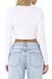 Blusinha Feminina Roxy Manga Longa Casual - Off White
