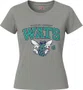 Blusinha Feminina Wats Logo - Cinza Mesclado