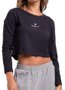 Blusinha Top  Feminina Freesurf Cropped Especial Since - Preto